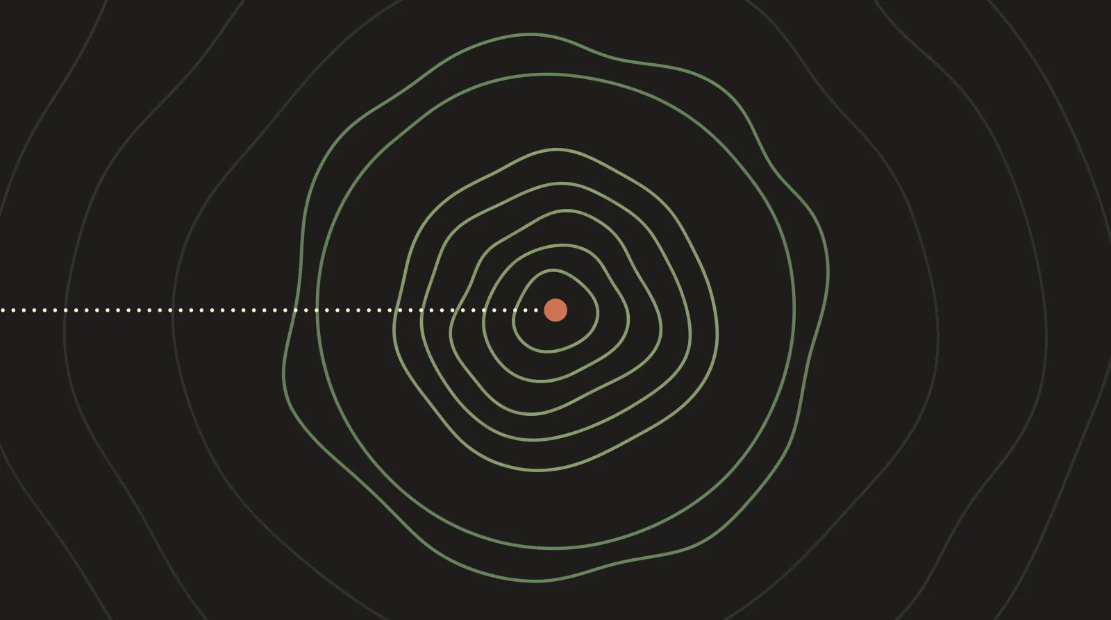 Topographic map graphic with one mountain inside a wide protective outer ring that the path enters through a single opening, guide to the Anthropic DPA and GDPR